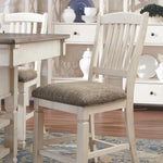 Ashley Furniture - Bolanburg 7 Piece Pub Dining Set - Beige Fabric|Wood - Dining Room Sets - Additional View 1
