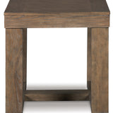 Ashley Furniture - CARITON GRAY SQUARE END TABLE - Wood - Tables - Additional View 2