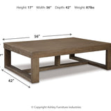 Ashley Furniture - CARITON GRAY RECTANGULAR COCKTAIL TABLE - Wood - Tables - Additional View 3