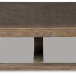 Ashley Furniture - CARITON GRAY RECTANGULAR COCKTAIL TABLE - Wood - Tables - Additional View 4