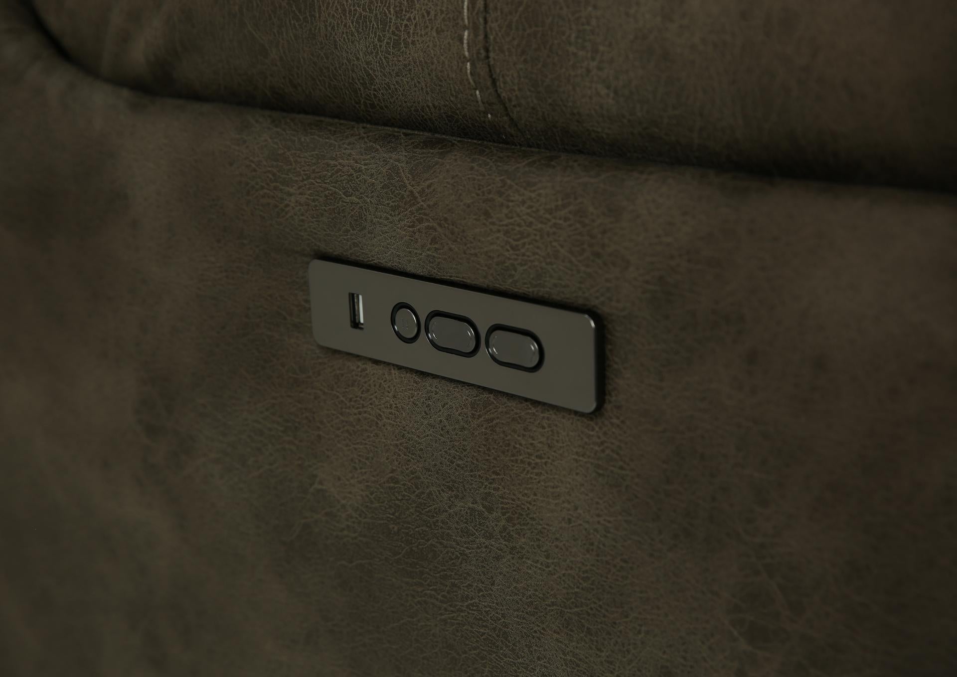 Odessa Power Zero Gravity Reclining Sofa - Tumbleweed - Additional View 6