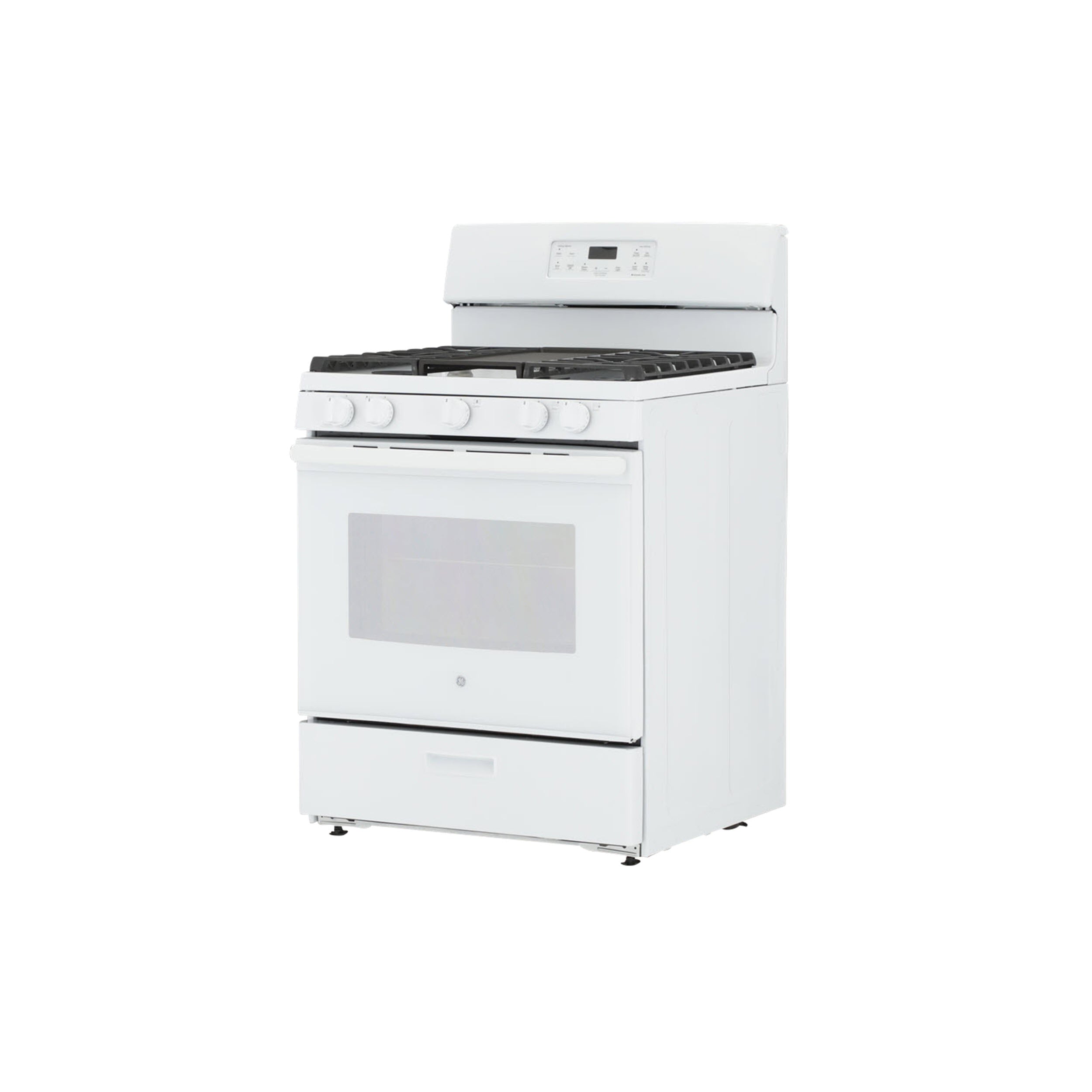GE 30" Free-Standing Gas Range, Edge-To-Edge Cooktop - White - Ranges - Additional View 22