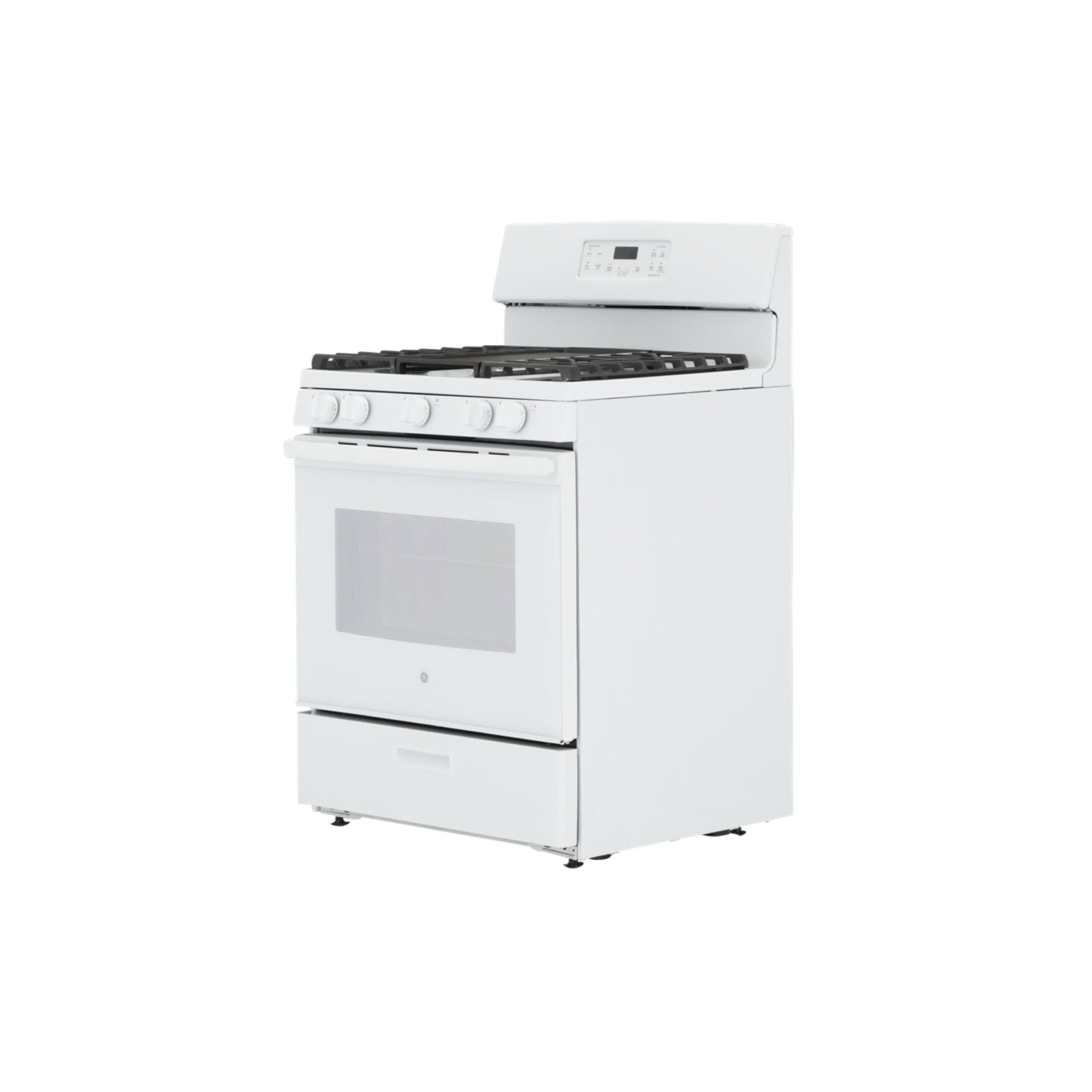 GE 30" Free-Standing Gas Range, Edge-To-Edge Cooktop - White - Ranges - Additional View 23
