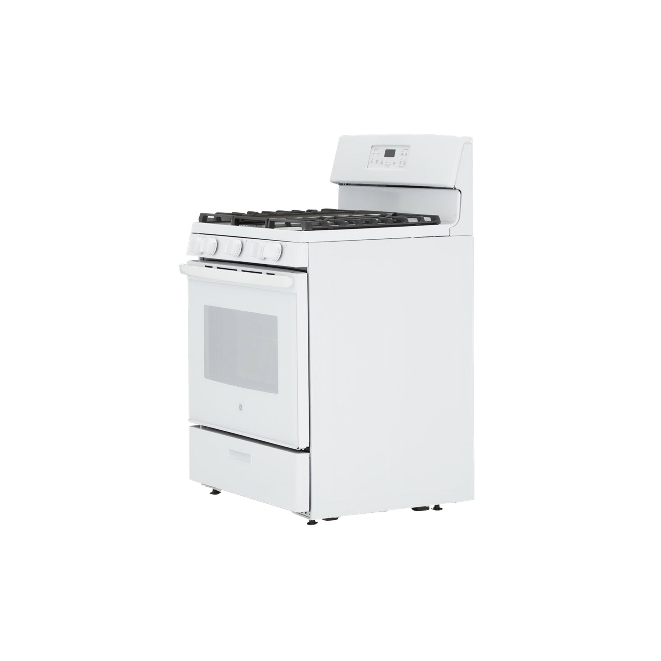 GE 30" Free-Standing Gas Range, Edge-To-Edge Cooktop - White - Ranges - Additional View 24