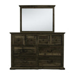 Mossberg Rustic Dresser And Mirror - Grey