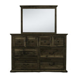 Mossberg Rustic Dresser And Mirror - Grey