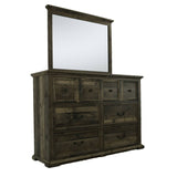 Mossberg Rustic Dresser And Mirror - Grey - Additional View 1