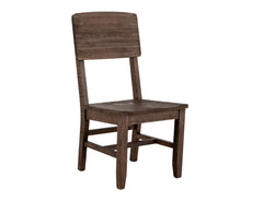 International Furniture Direct - SAHARA WOOD CHAIR - Dark Brown - Chairs