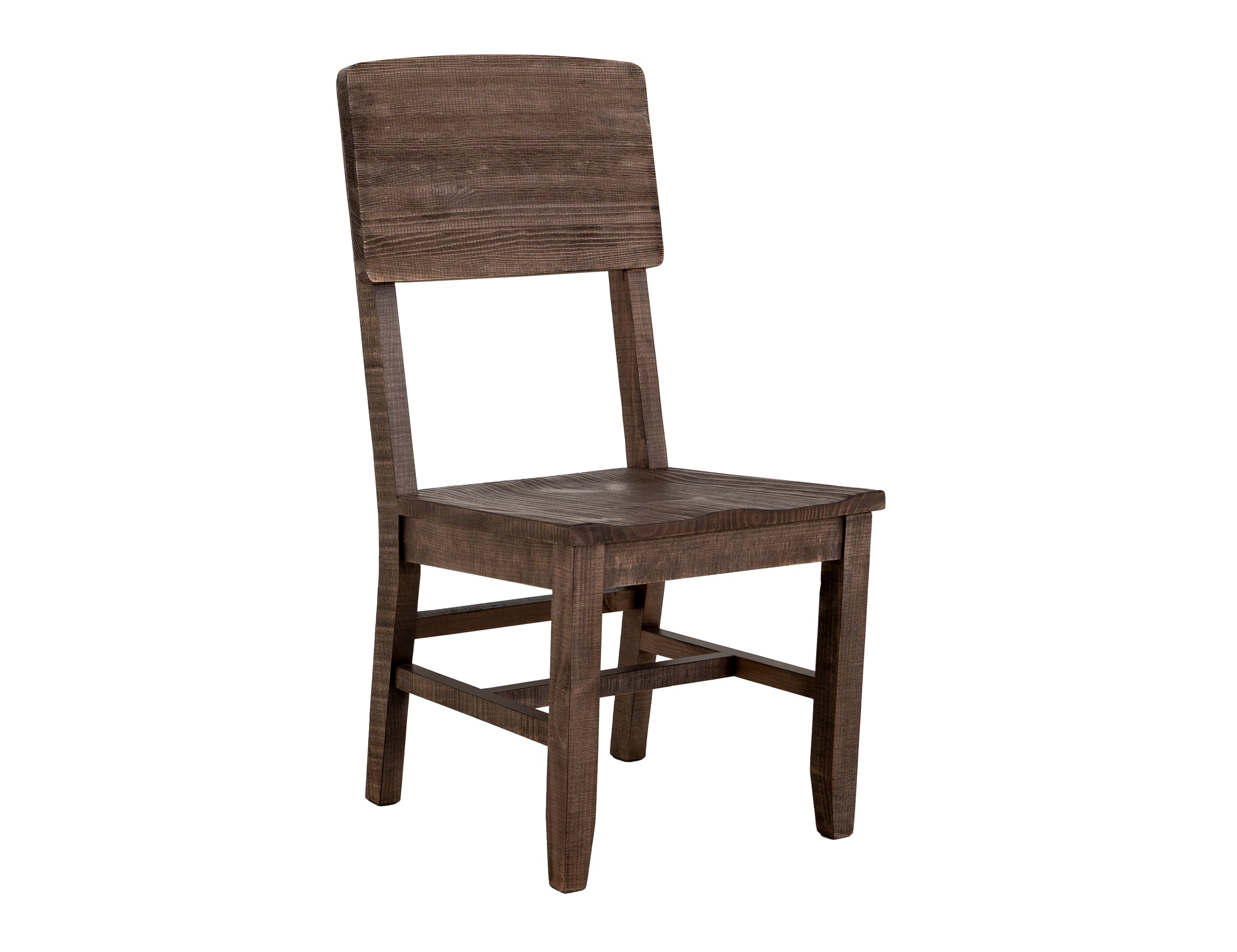 International Furniture Direct - SAHARA WOOD CHAIR - Dark Brown - Chairs