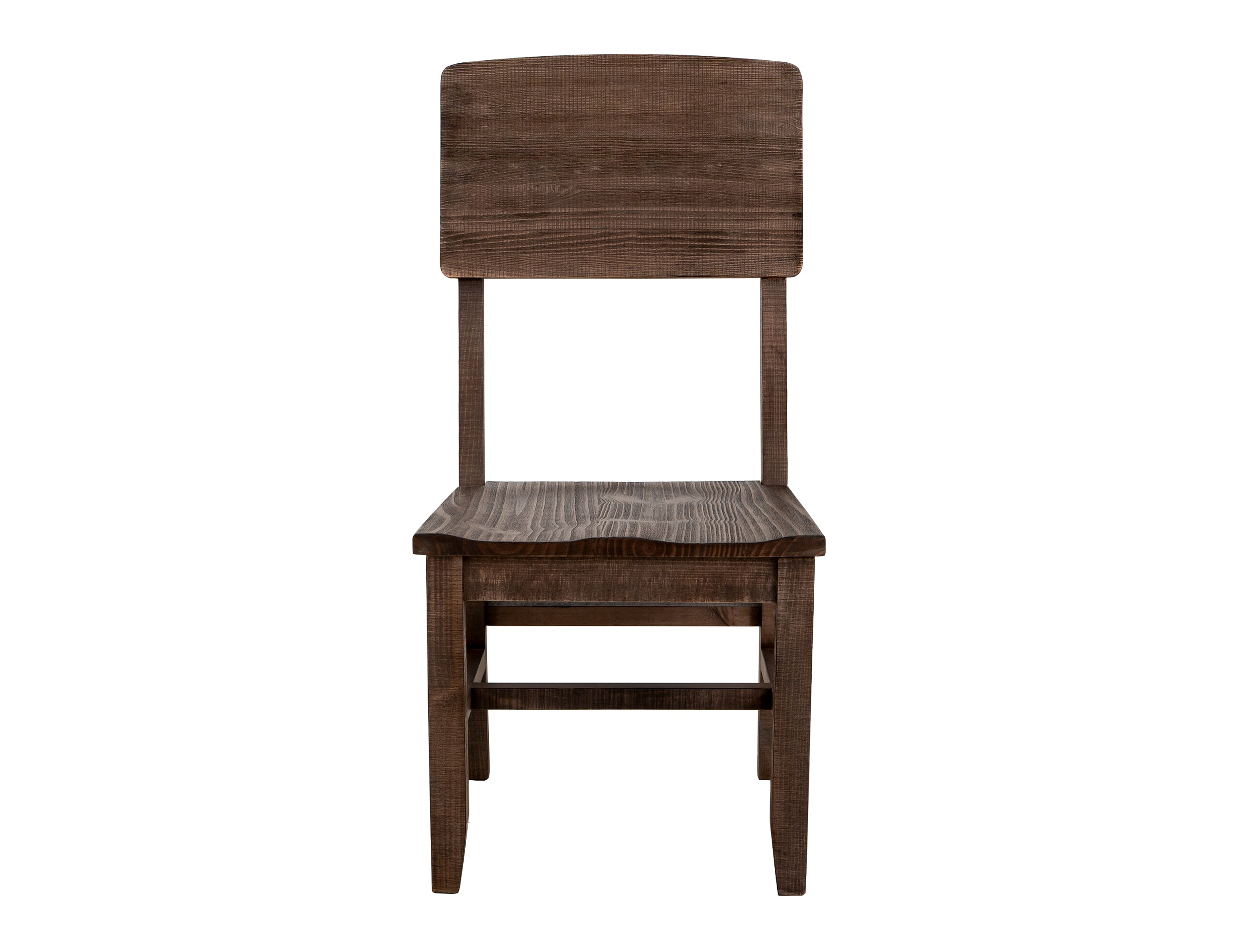 International Furniture Direct - SAHARA WOOD CHAIR - Dark Brown - Chairs - Additional View 1