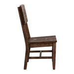 International Furniture Direct - SAHARA WOOD CHAIR - Dark Brown - Chairs - Additional View 2
