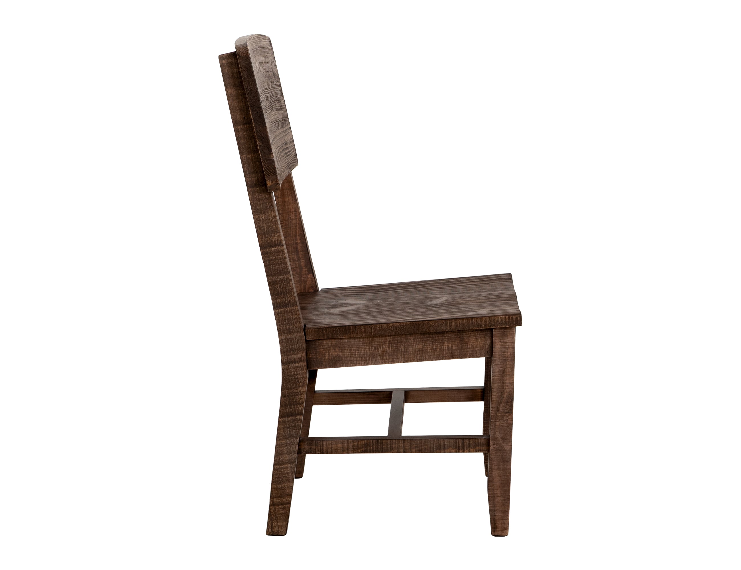 International Furniture Direct - SAHARA WOOD CHAIR - Dark Brown - Chairs - Additional View 2