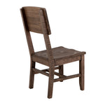 International Furniture Direct - SAHARA WOOD CHAIR - Dark Brown - Chairs - Additional View 3