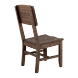 International Furniture Direct - SAHARA WOOD CHAIR - Dark Brown - Chairs - Additional View 3