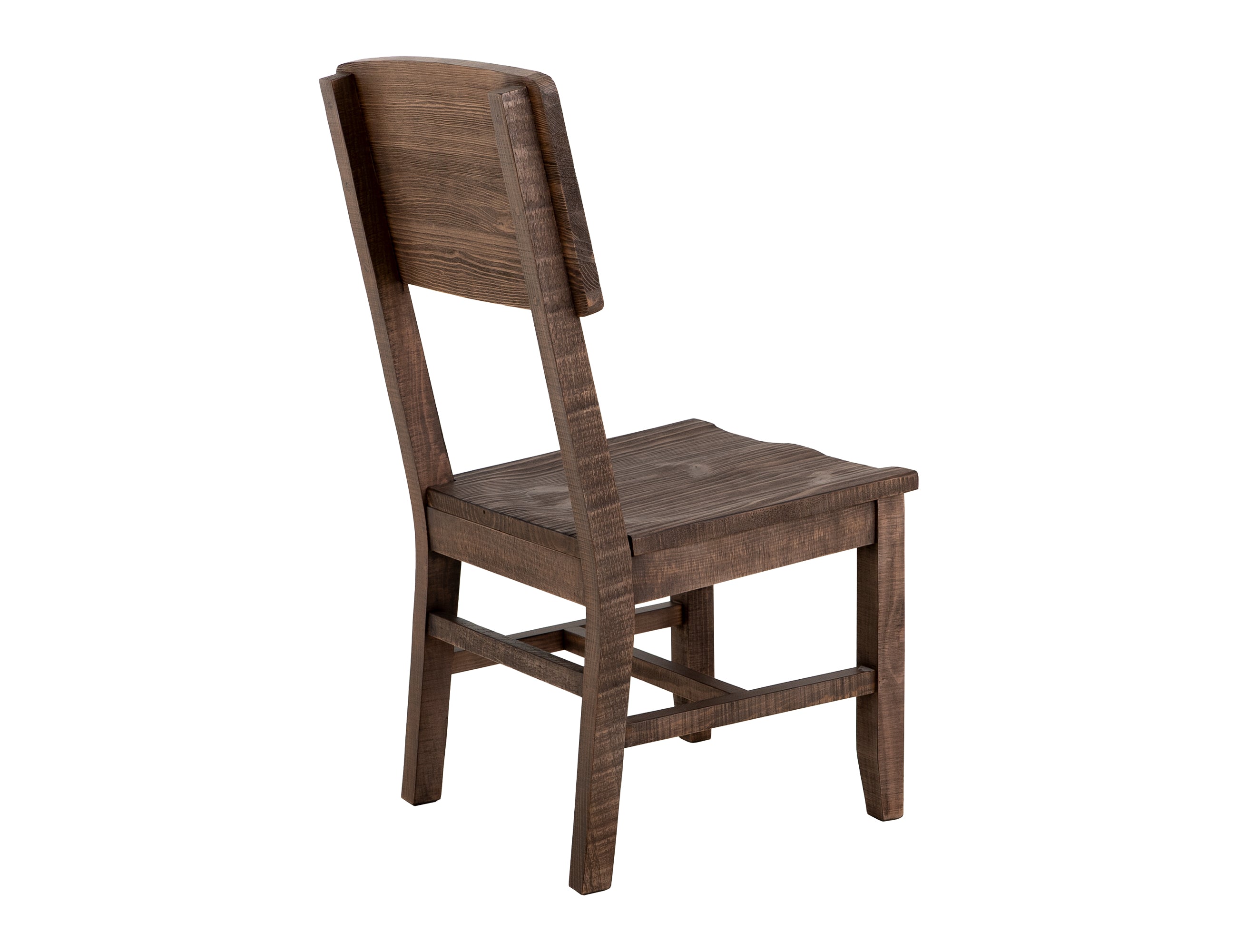 International Furniture Direct - SAHARA WOOD CHAIR - Dark Brown - Chairs - Additional View 3