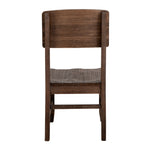 International Furniture Direct - SAHARA WOOD CHAIR - Dark Brown - Chairs - Additional View 4