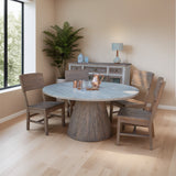 International Furniture Direct - SAHARA WOOD CHAIR - Dark Brown - Chairs - Additional View 5