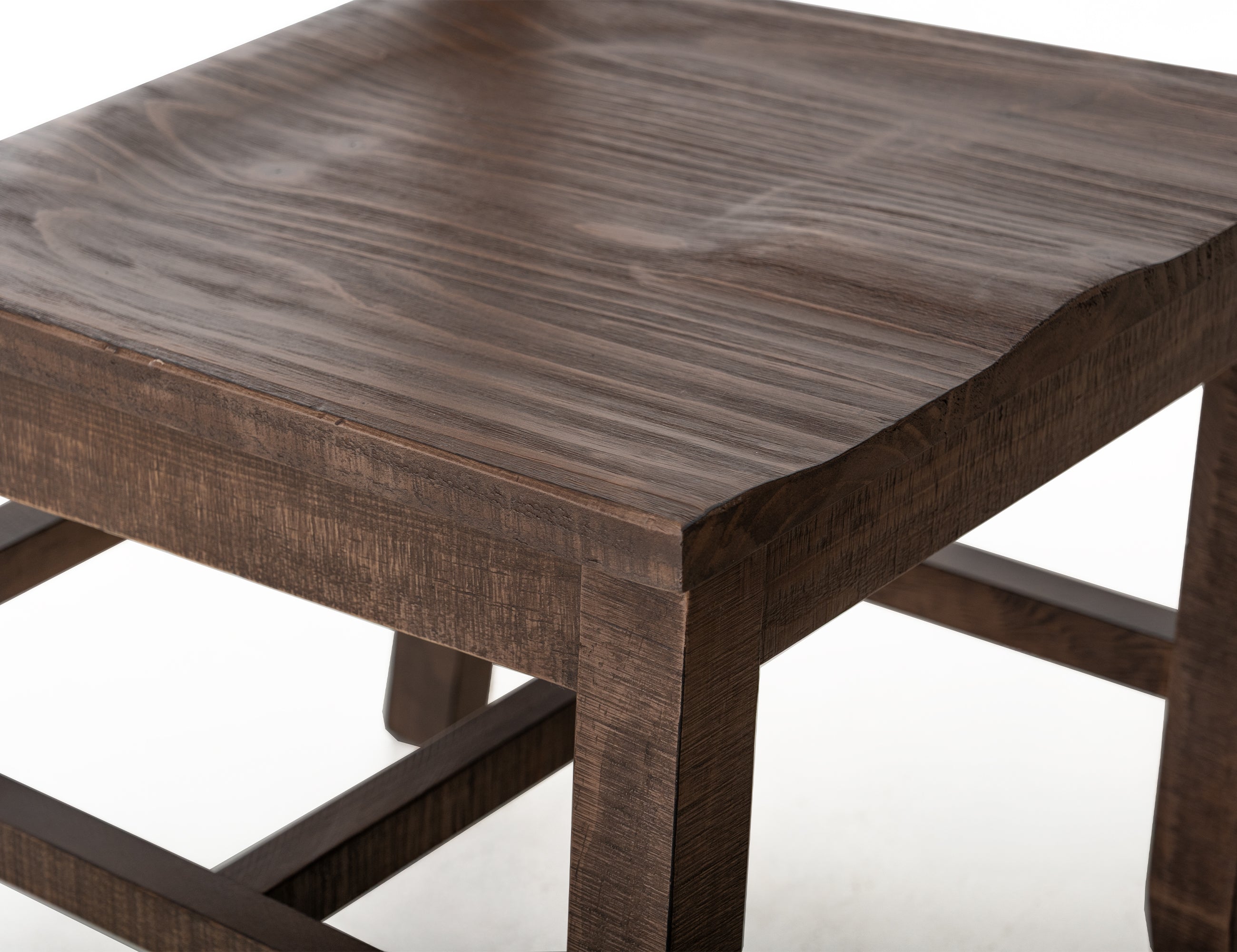 International Furniture Direct - SAHARA WOOD CHAIR - Dark Brown - Chairs - Additional View 6
