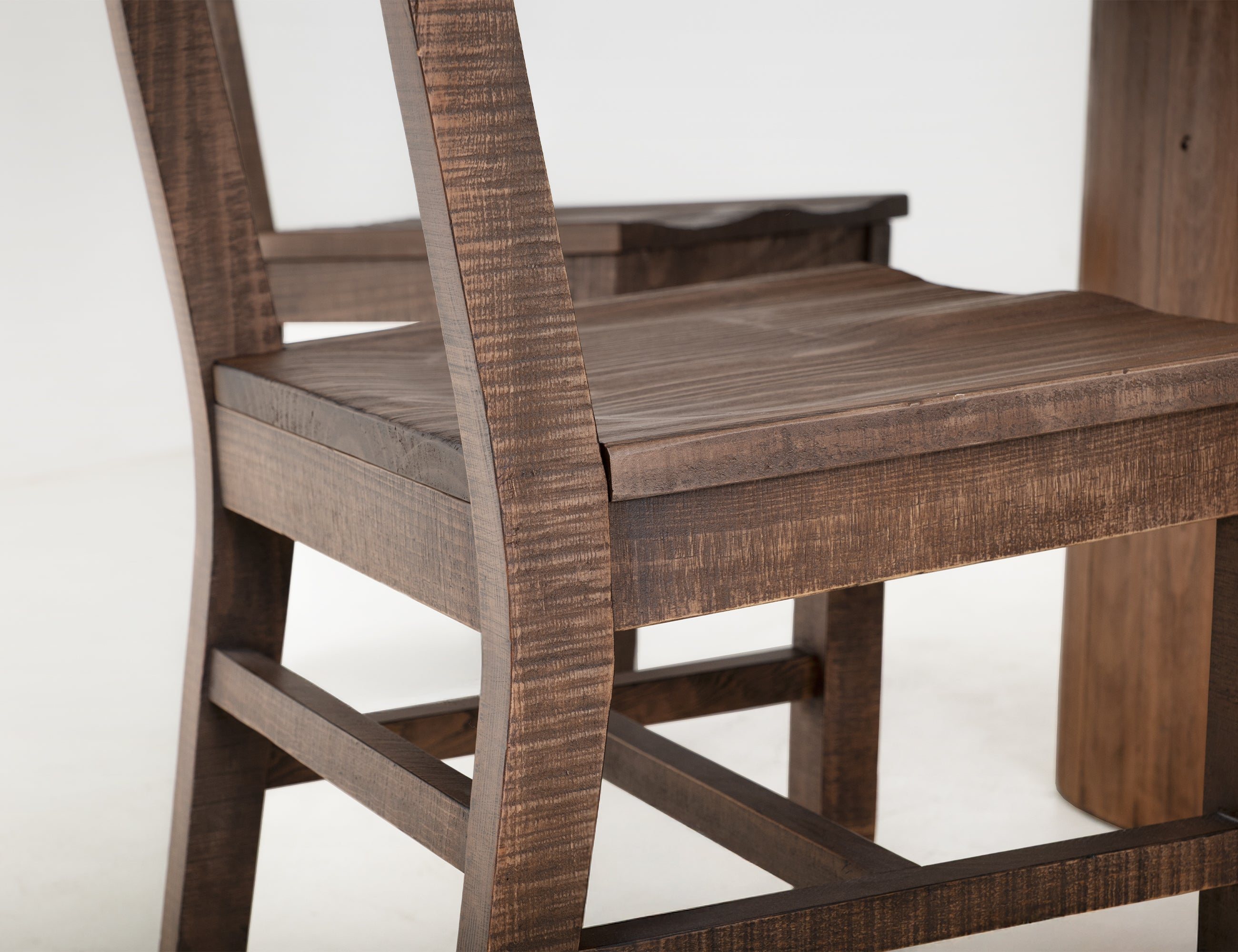 International Furniture Direct - SAHARA WOOD CHAIR - Dark Brown - Chairs - Additional View 7