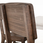 International Furniture Direct - SAHARA WOOD CHAIR - Dark Brown - Chairs - Additional View 8