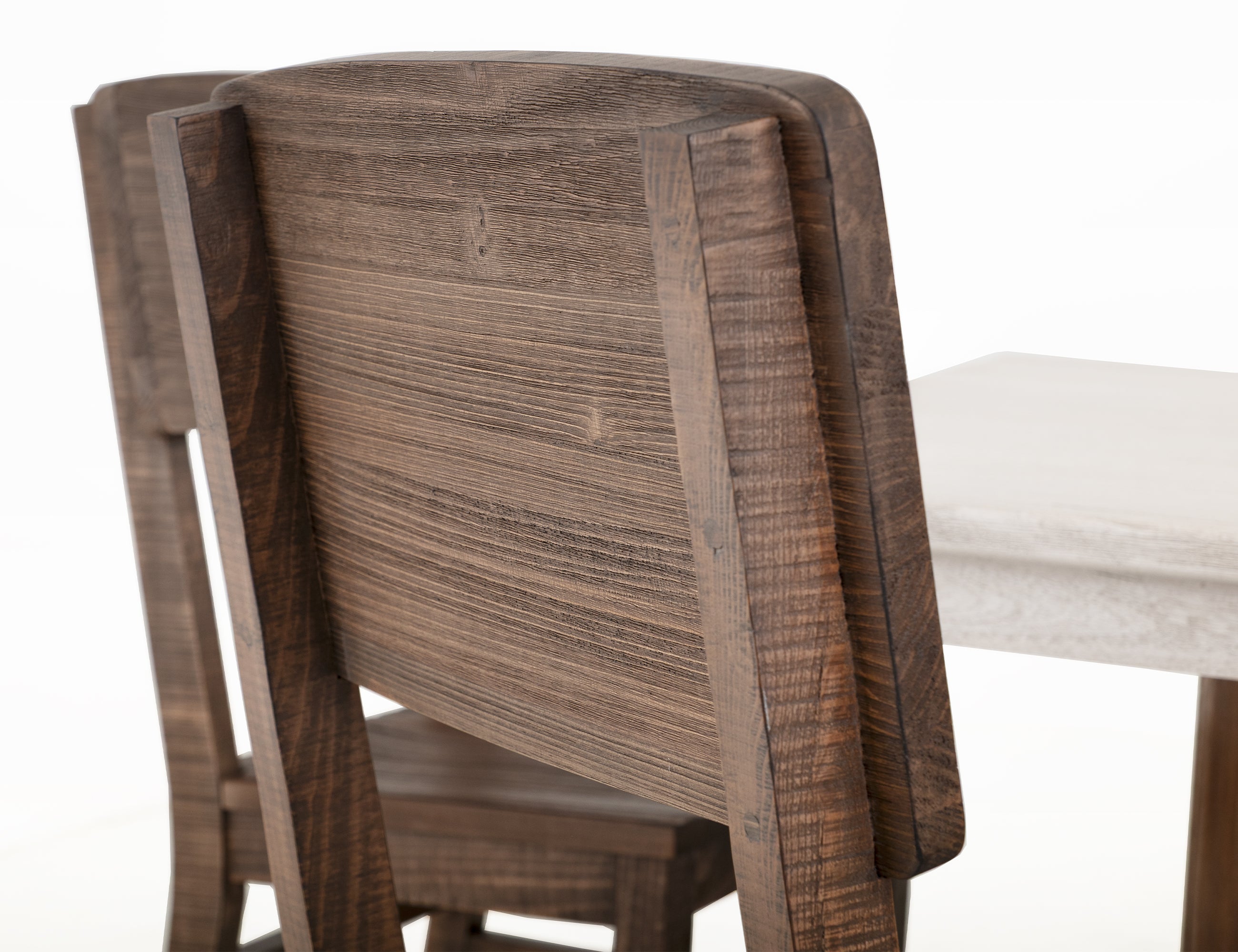 International Furniture Direct - SAHARA WOOD CHAIR - Dark Brown - Chairs - Additional View 8