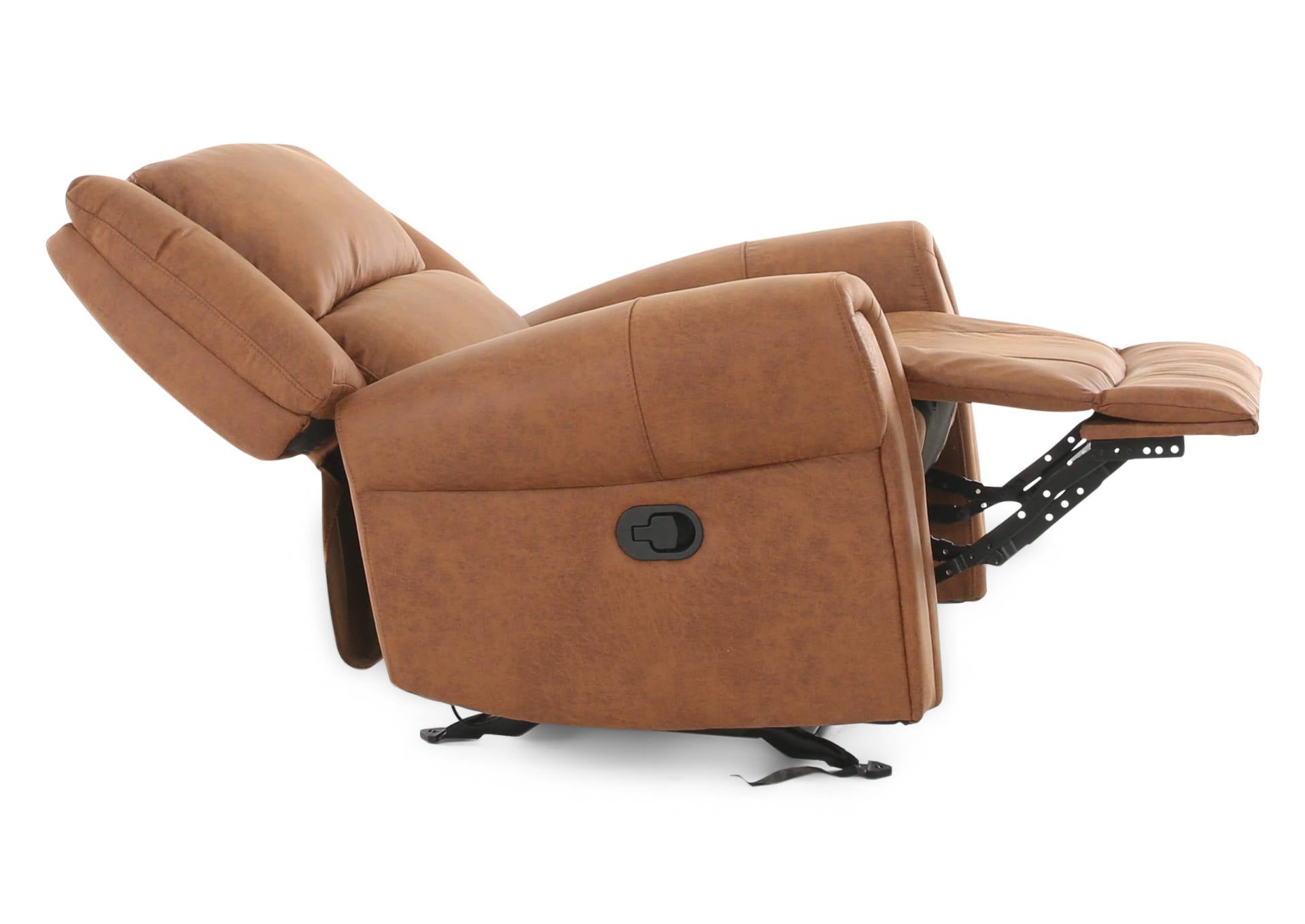 BRAZOS BROWN GLIDER RECLINER - Additional View 3