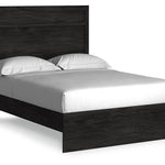 Ashley Furniture - Belachime Full Panel Bed - Black - Wood - Beds