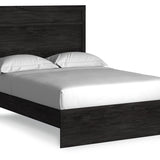 Ashley Furniture - Belachime Full Panel Bed - Black - Wood - Beds