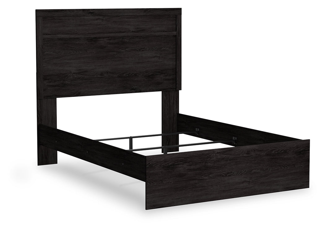 Ashley Furniture - Belachime Full Panel Bed - Black - Wood - Beds - Additional View 3