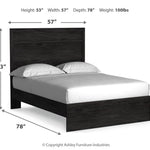 Ashley Furniture - Belachime Full Panel Bed - Black - Wood - Beds - Additional View 4