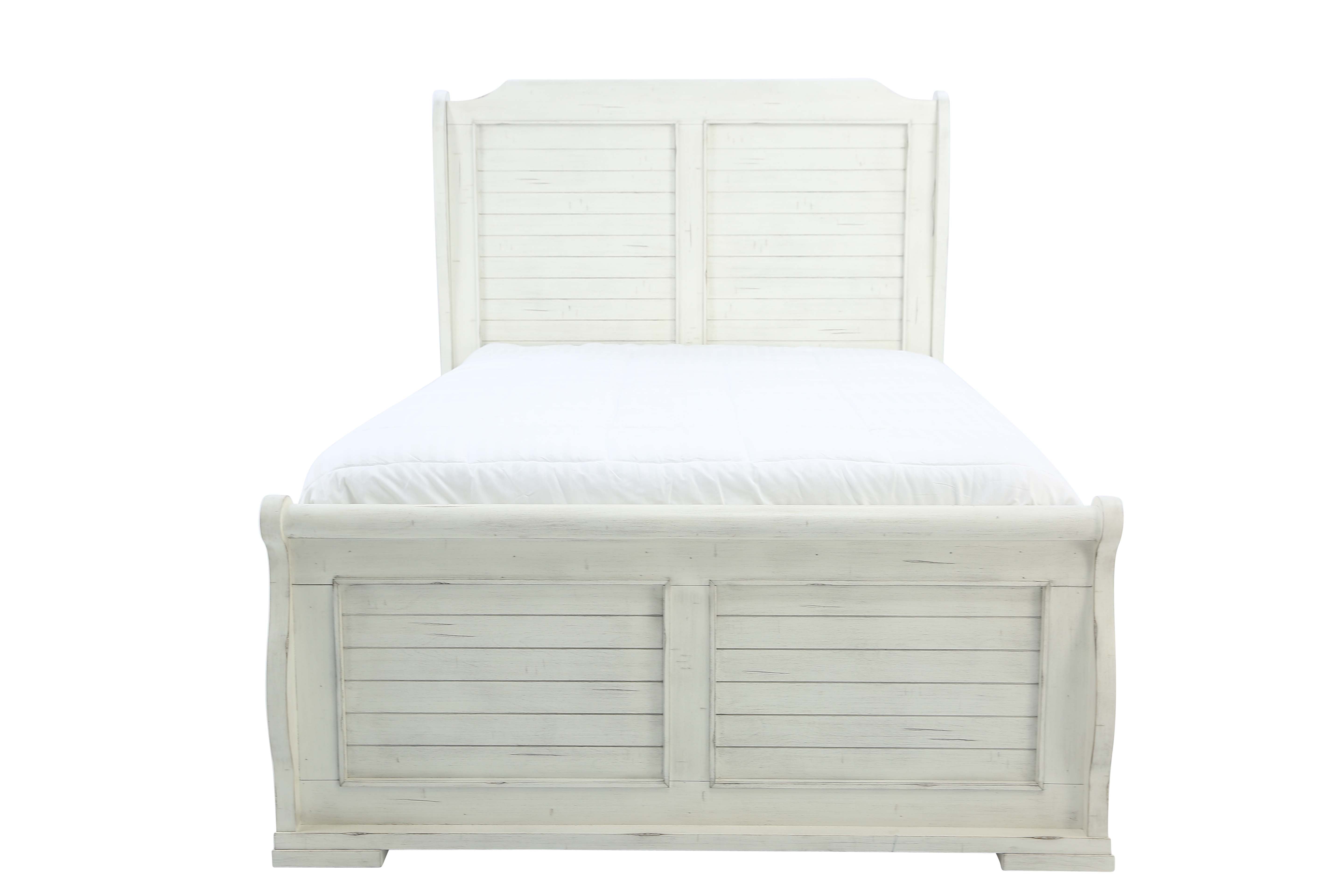 Blanche Queen Sleigh Bed
