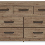 Ashley Furniture - GARISTYN DRESSER - Light Brown Wood - Dresser & Mirror - Additional View 5