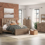 Ashley Furniture - GARISTYN DRESSER - Light Brown Wood - Dresser & Mirror - Additional View 8