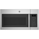 GE FINGERPRINT RESISTANT STAINLESS STEEL 1.7CU OVER-THE-RANGE MICROWAVE - Pearl Silver|Black - Microwaves