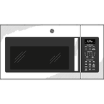GE FINGERPRINT RESISTANT STAINLESS STEEL 1.7CU OVER-THE-RANGE MICROWAVE - Pearl Silver|Black - Microwaves - Additional View 7