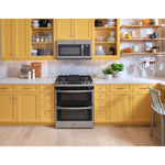 GE FINGERPRINT RESISTANT STAINLESS STEEL 1.7CU OVER-THE-RANGE MICROWAVE - Pearl Silver|Black - Microwaves - Additional View 10