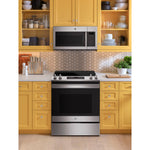 GE FINGERPRINT RESISTANT STAINLESS STEEL 1.7CU OVER-THE-RANGE MICROWAVE - Pearl Silver|Black - Microwaves - Additional View 19