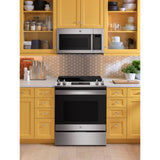 GE FINGERPRINT RESISTANT STAINLESS STEEL 1.7CU OVER-THE-RANGE MICROWAVE - Pearl Silver|Black - Microwaves - Additional View 19