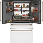 CAFE MATTE WHITE 28CU 4 DOOR FRENCH DOOR REFRIGERATOR - Refrigerators - Additional View 1