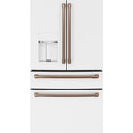 CAFE MATTE WHITE 28CU 4 DOOR FRENCH DOOR REFRIGERATOR - Refrigerators - Additional View 28