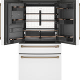 CAFE MATTE WHITE 28CU 4 DOOR FRENCH DOOR REFRIGERATOR - Refrigerators - Additional View 2