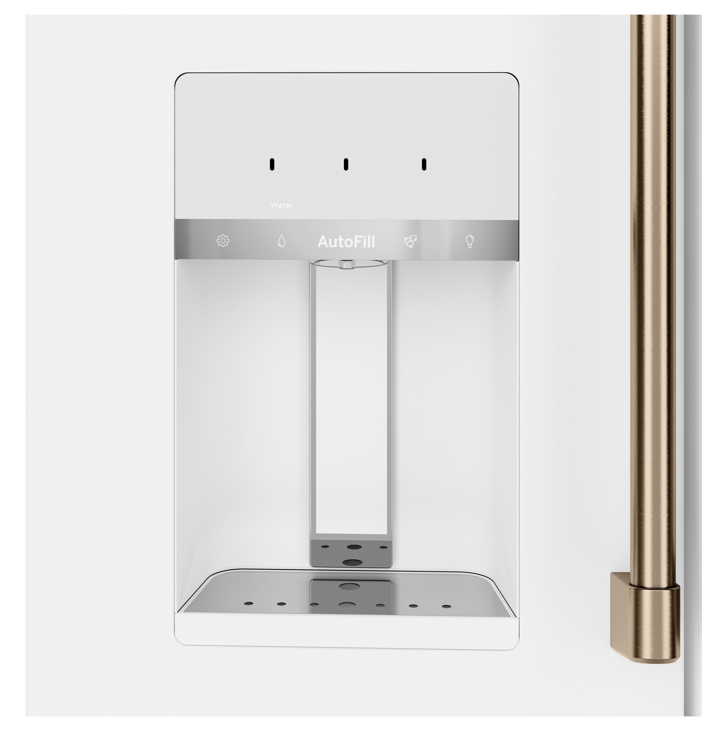 CAFE MATTE WHITE 28CU 4 DOOR FRENCH DOOR REFRIGERATOR - Refrigerators - Additional View 5