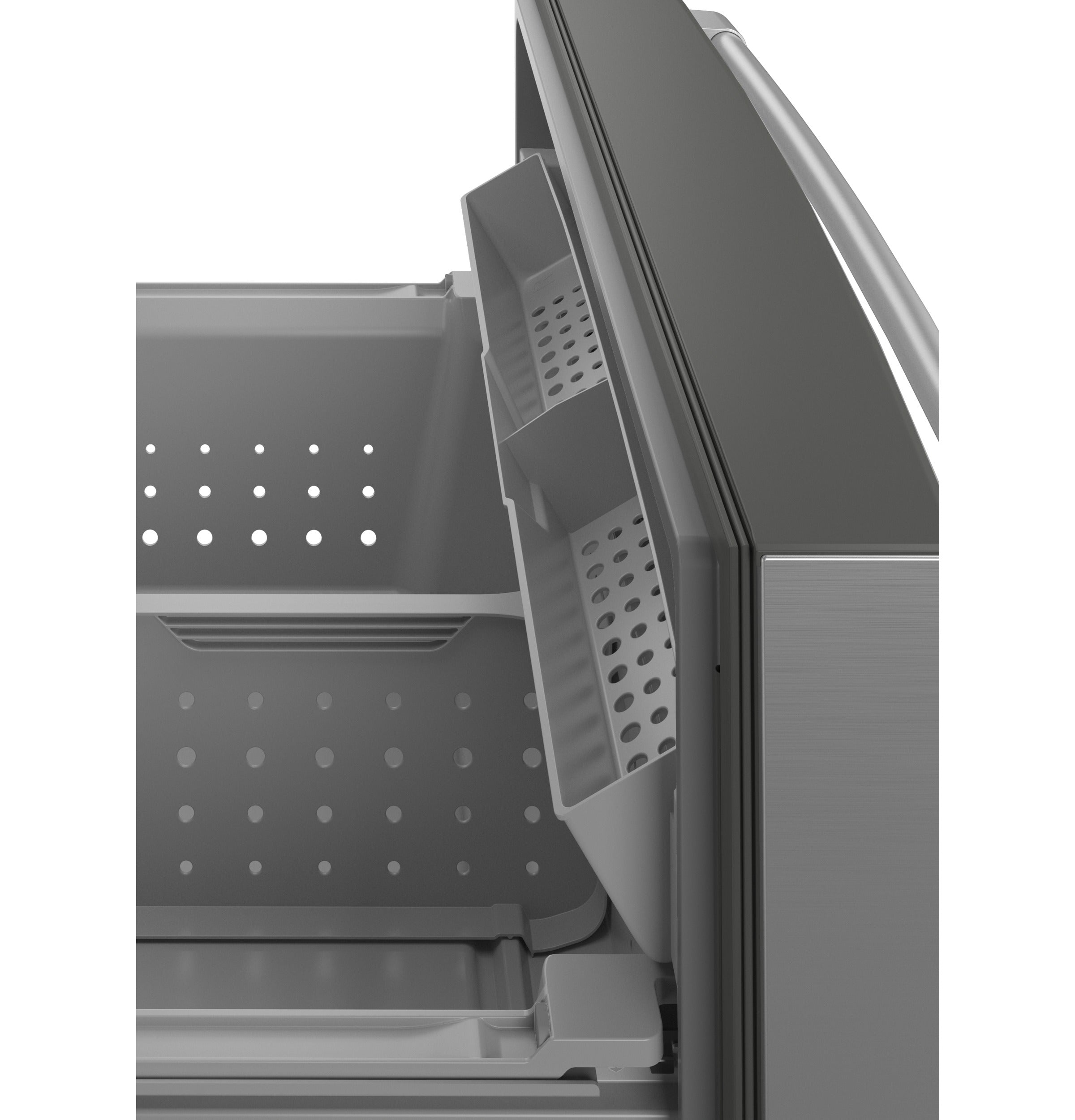 CAFE MATTE WHITE 28CU 4 DOOR FRENCH DOOR REFRIGERATOR - Refrigerators - Additional View 7
