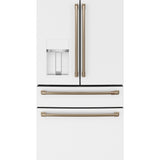 CAFE MATTE WHITE 28CU 4 DOOR FRENCH DOOR REFRIGERATOR - Refrigerators - Additional View 26
