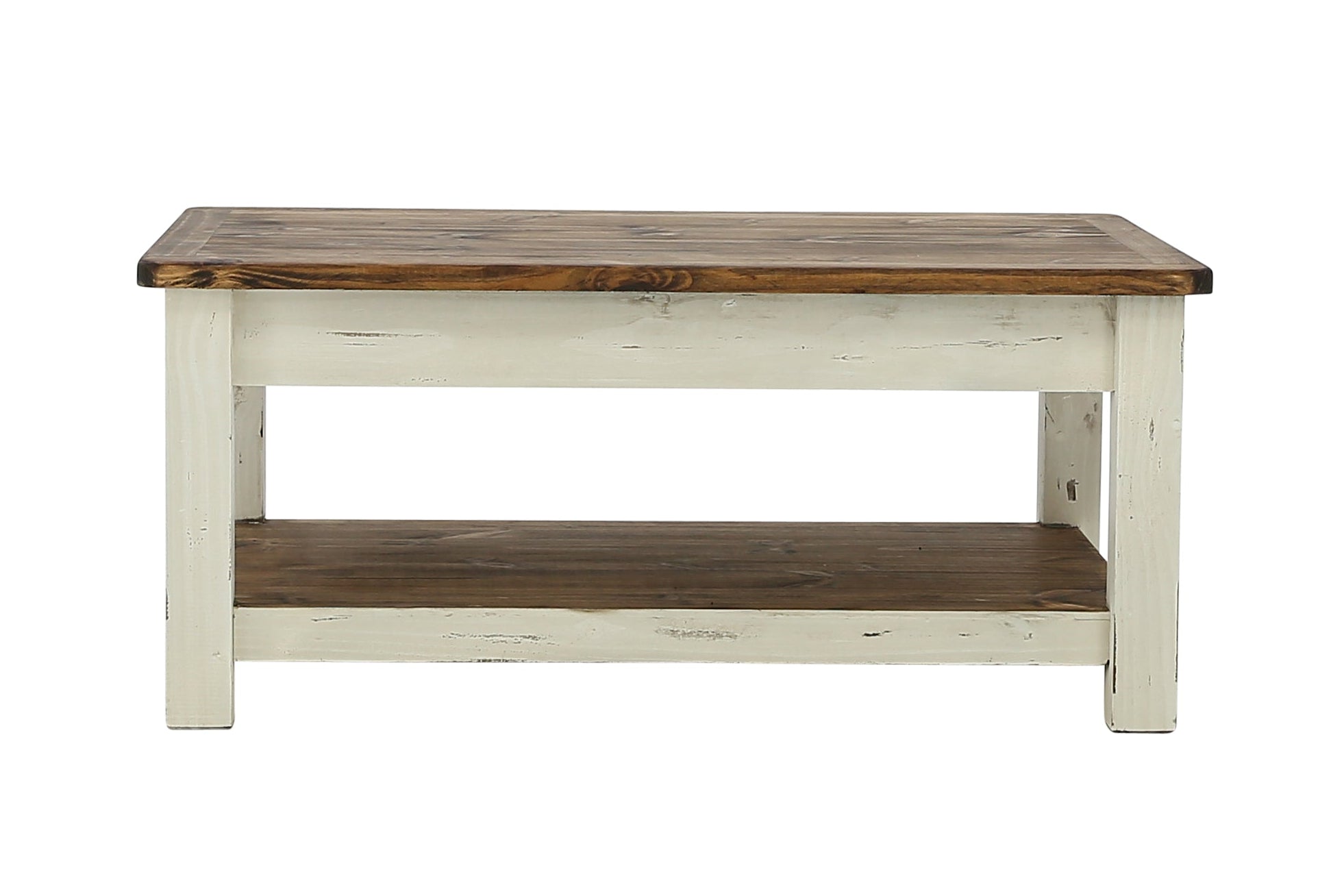 Lawman Cocktail Table - White
