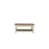 Lawman Cocktail Table - White