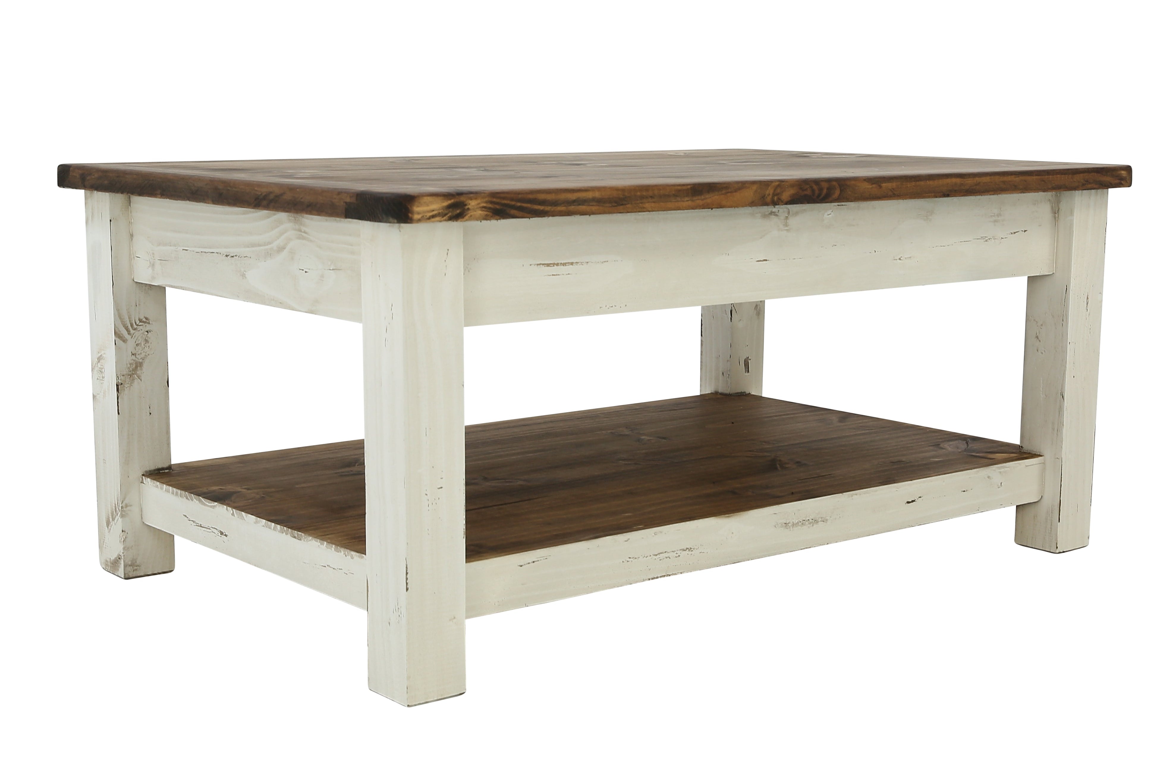 Lawman Cocktail Table - White - Additional View 1