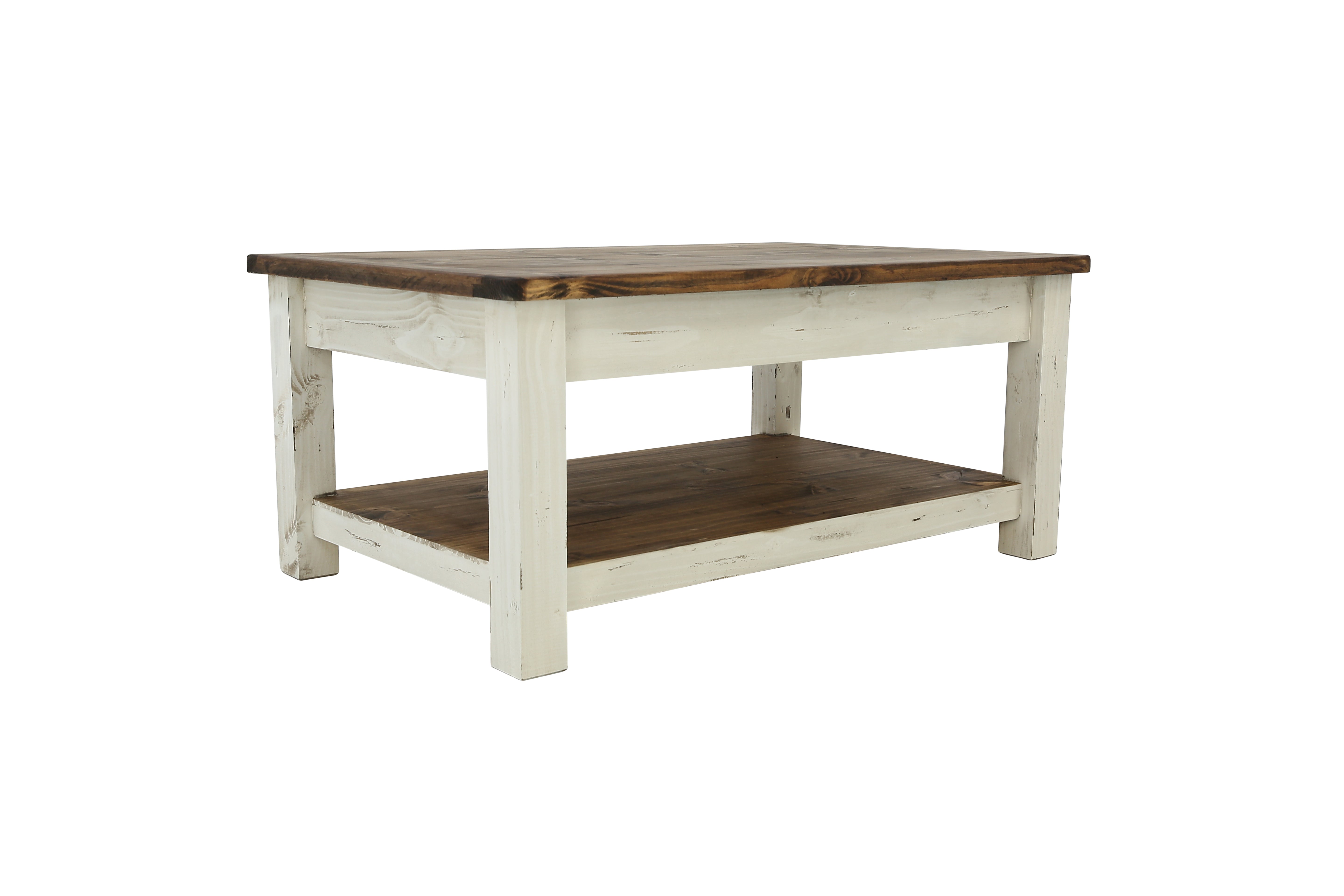 Lawman Cocktail Table - White - Additional View 1