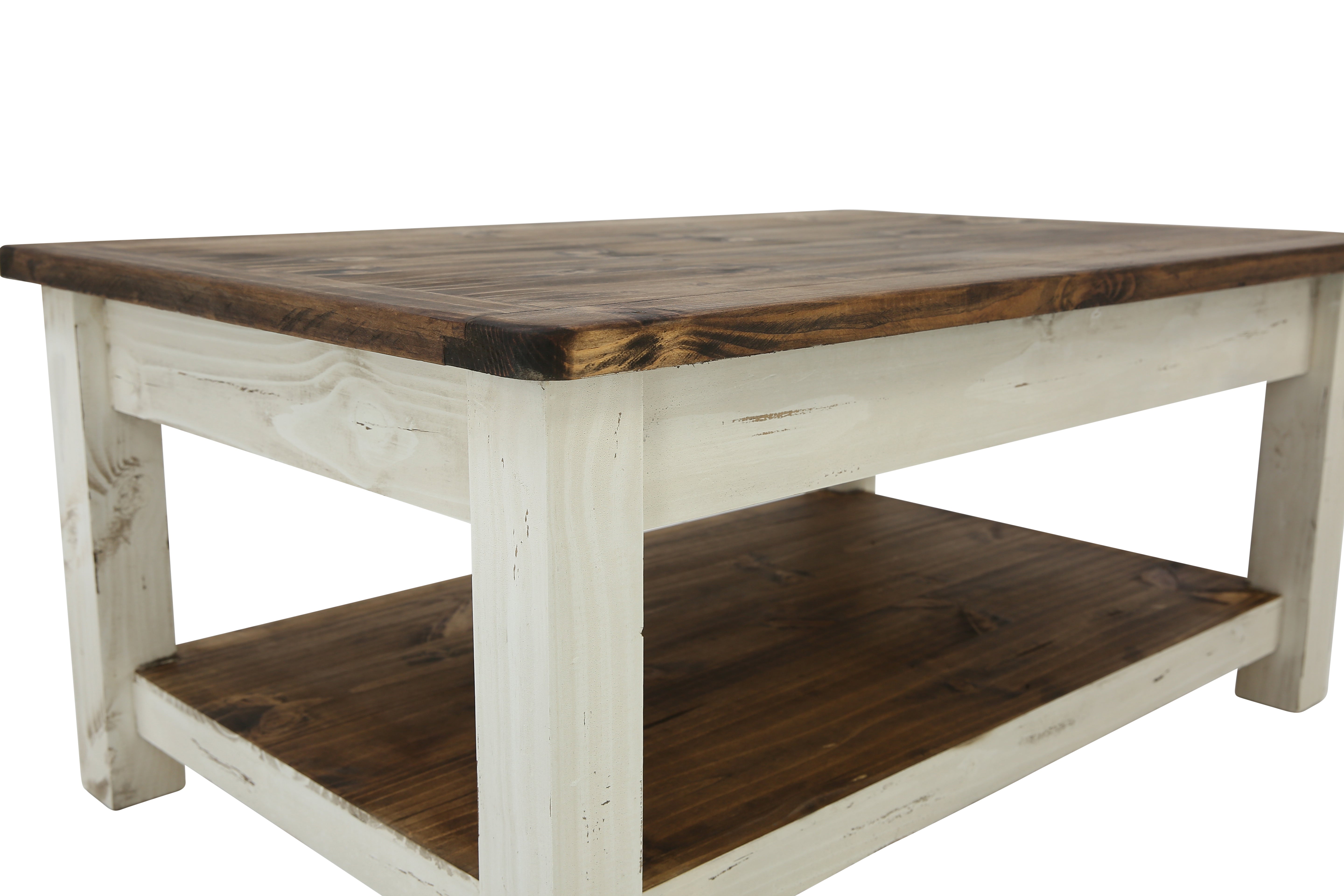 Lawman Cocktail Table - White - Additional View 2