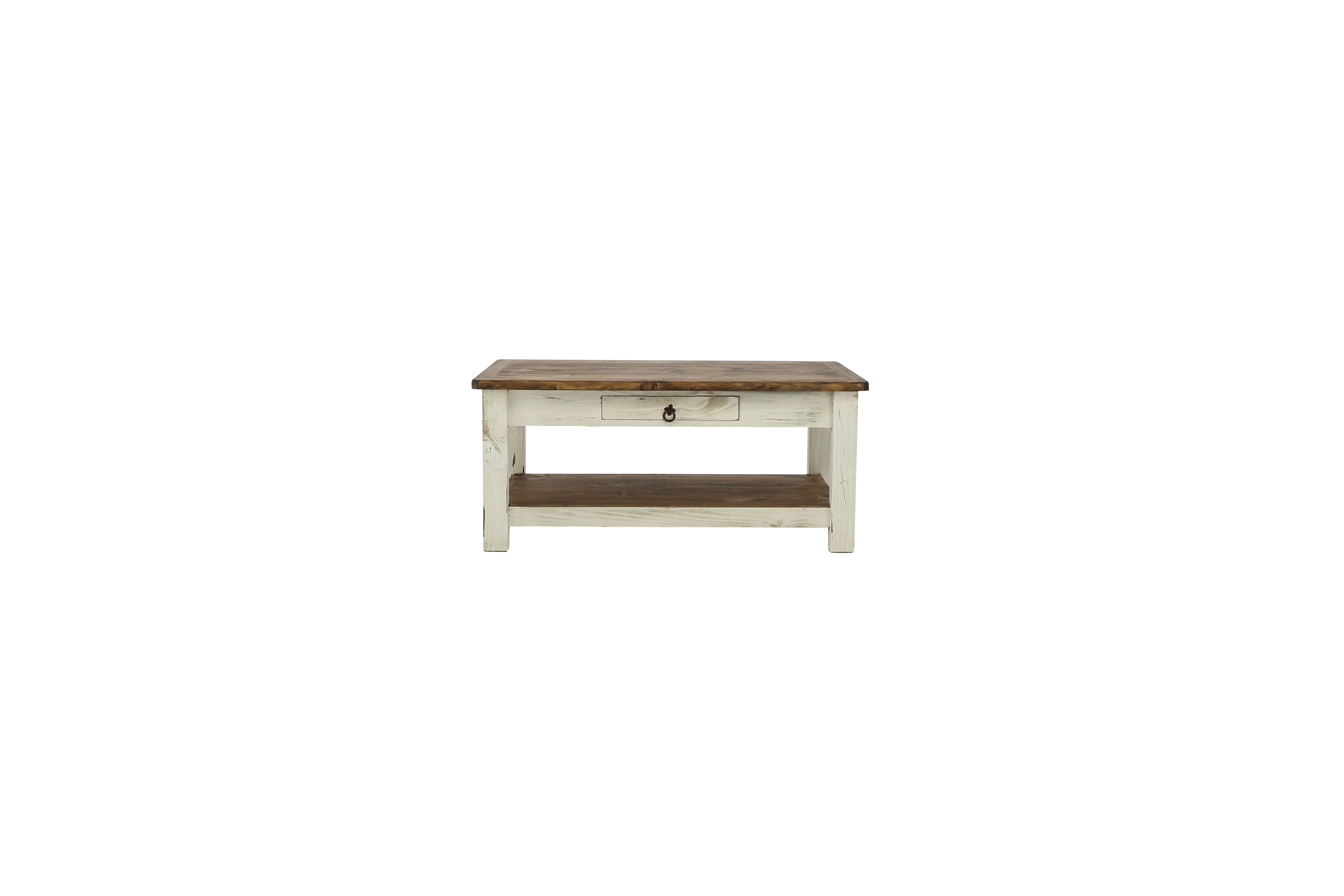 Lawman Cocktail Table - White - Additional View 3
